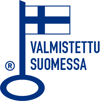 Avainlippu logo sinivalkoinen